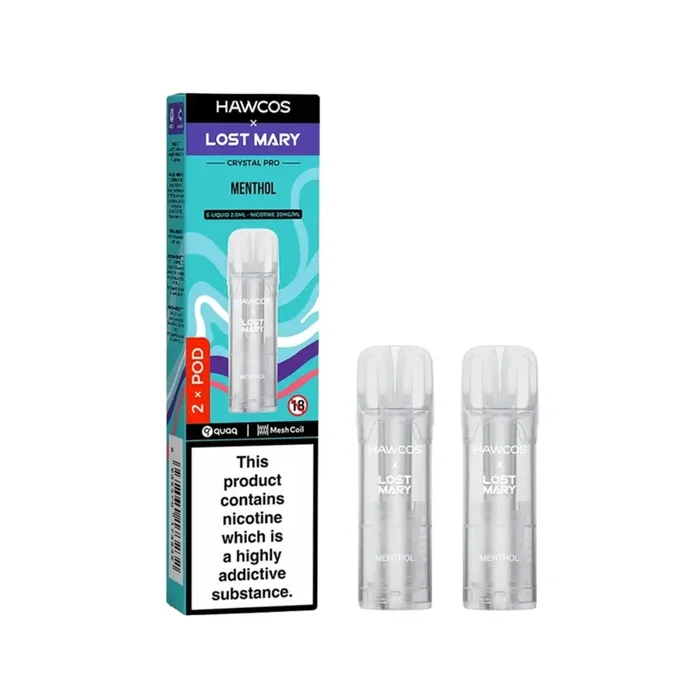 Hawcos X Lost Mary Crystal Pro Menthol Refill Pods