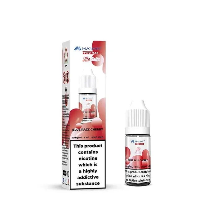 Hayati Pro Max Blue Razz Cherry Nic Salt E-Liquid 10ml