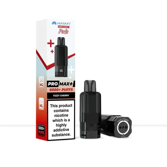 Hayati Pro Max+ Fizzy Cherry Prefilled Vape Pods