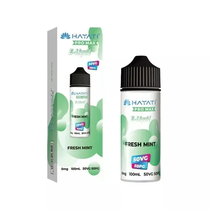 Hayati Pro Max Fresh Mint 50/50 100ml Shortfill