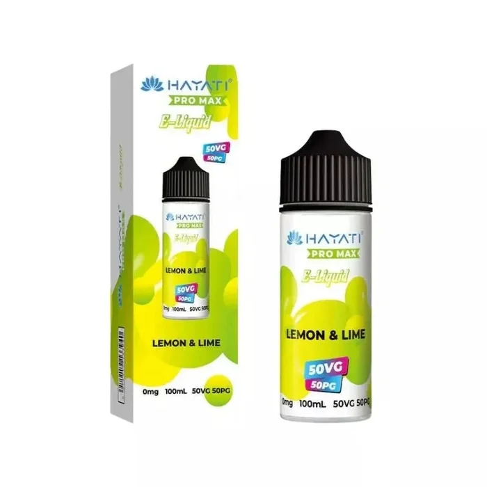 Hayati Pro Max Lemon & Lime 50/50 100ml Shortfill