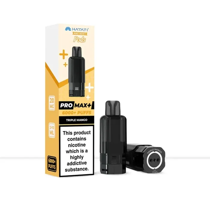 Hayati Pro Max+ Triple Mango Prefilled Vape Pods