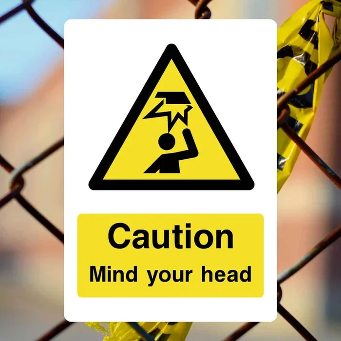 Head Alert Sign