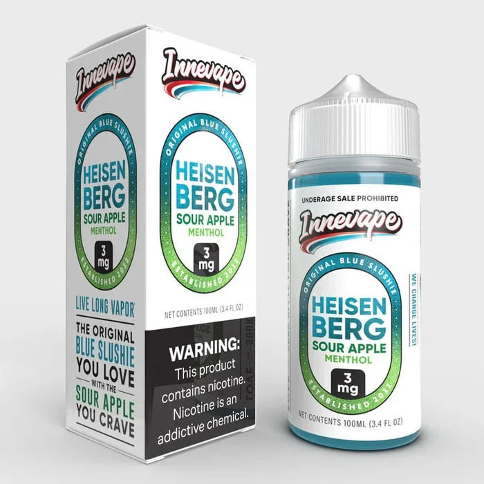 Heisenberg Sour Apple Menthol – Innevape E-Liquids – 100mL