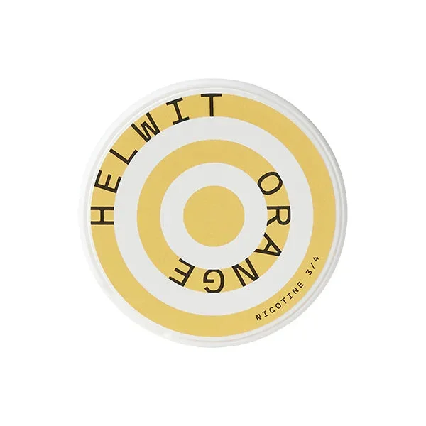 HELWIT 9mg Nicotine Pouches Orange – 20 Pouches