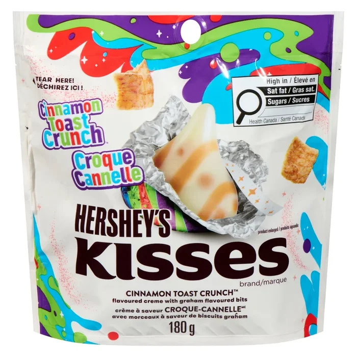Hershey’s Kisses Cinnamon Toast Crunch Creme with Graham Bits, 180 g