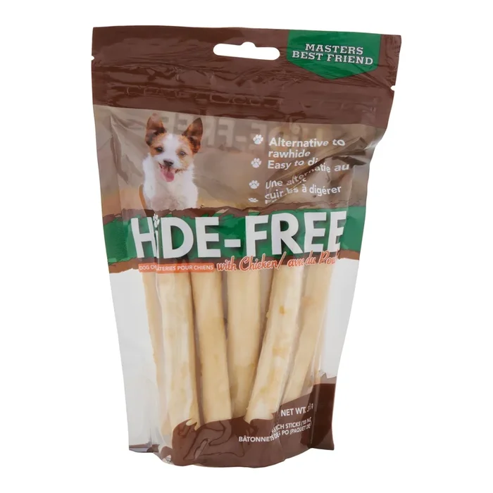 Hide-Free Dog Chew Sticks with Chicken, 18-Pack