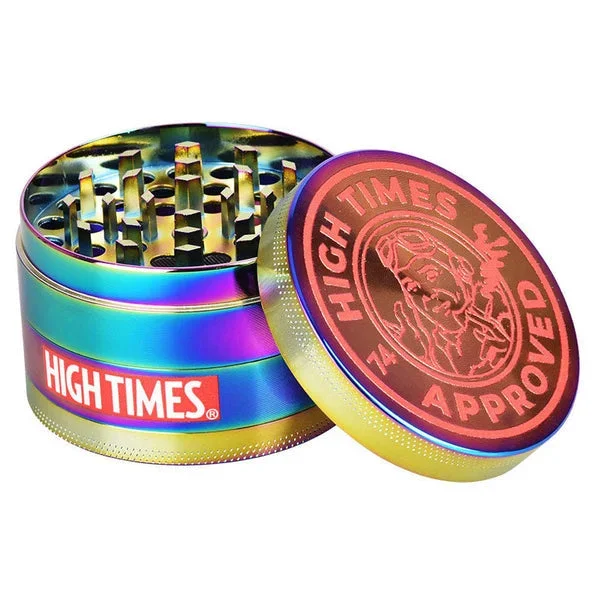 HIGH TIMES 4-PIECE METAL CHAMELEON GRINDER