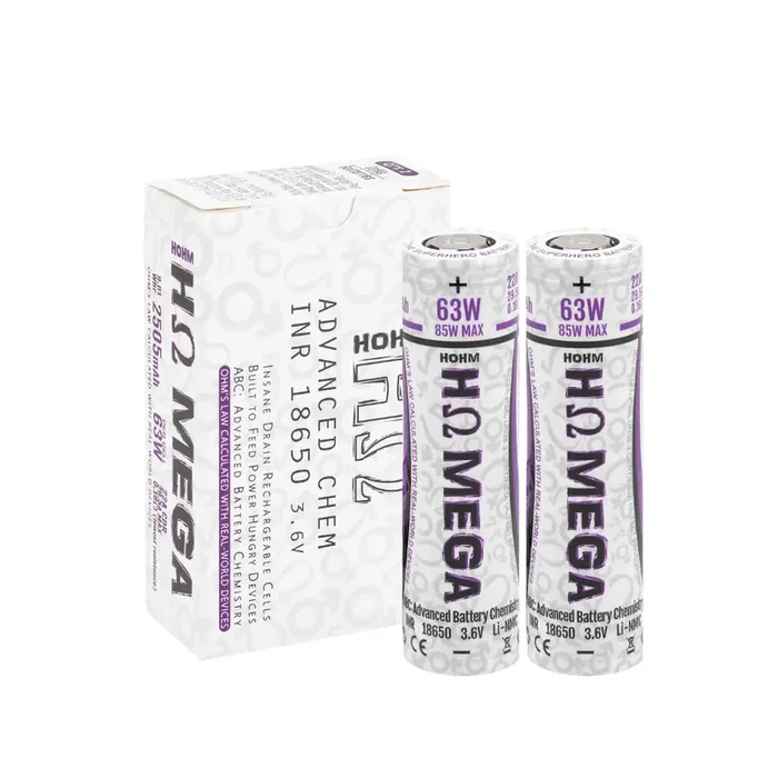 Hohm Tech MEGA 18650 Batteries Twin Pack