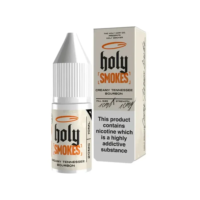 Holy Smokes Creamy Tennessee Bourbon 10ml Nic Salt E-liquid