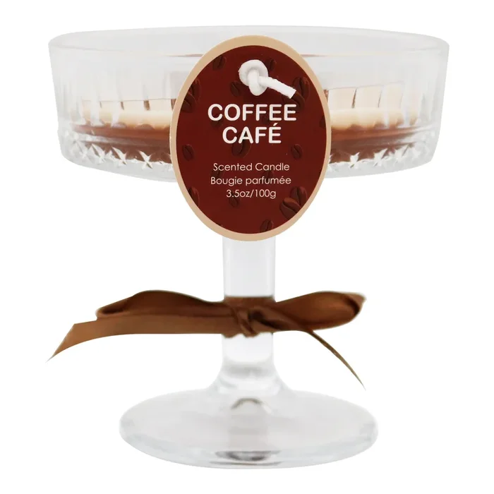 HomeStyles Martini Jar Candle, Coffee, 3.5-oz.