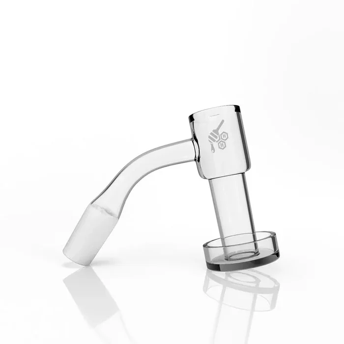 HONEYBEE HERB HONEYSUCKLE BEVEL QUARTZ BANGER – 45° DEGREE- 14MM