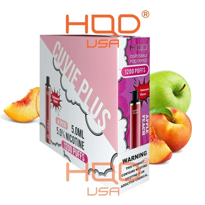 HQD Cuvie Plus 1200 Disposable Vape 6 Pack