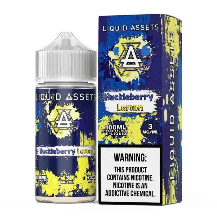 Huckleberry Lemon – Liquid Assets 100mL