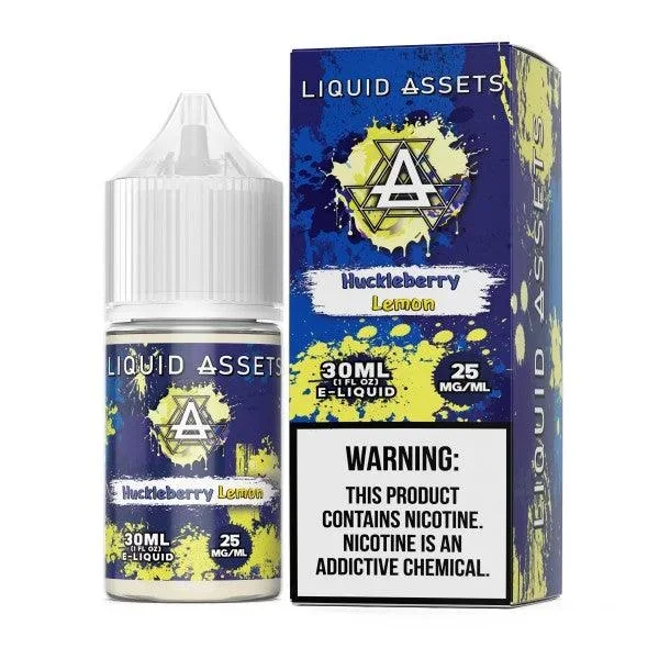 Huckleberry Lemon – Liquid Assets Salt 30mL