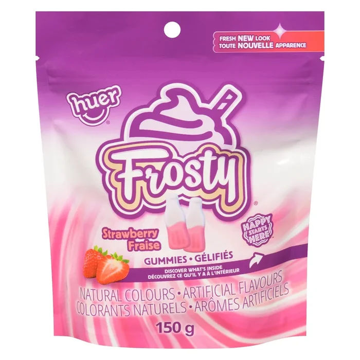 Huer Strawberry Frosty Gummies, 150-g