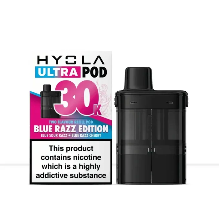 Hyola Ultra 30K Blue Razz Edition Prefilled Vape Pods