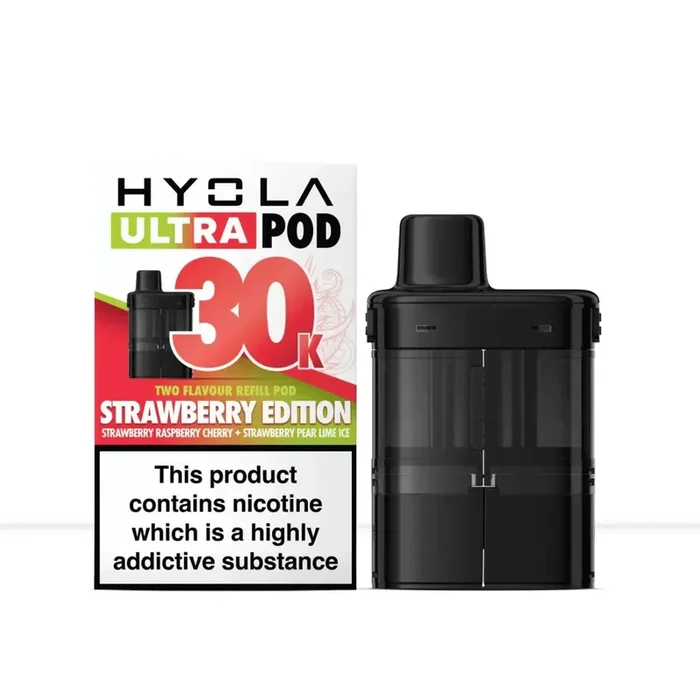 Hyola Ultra 30K Strawberry Edition Prefilled Vape Pods