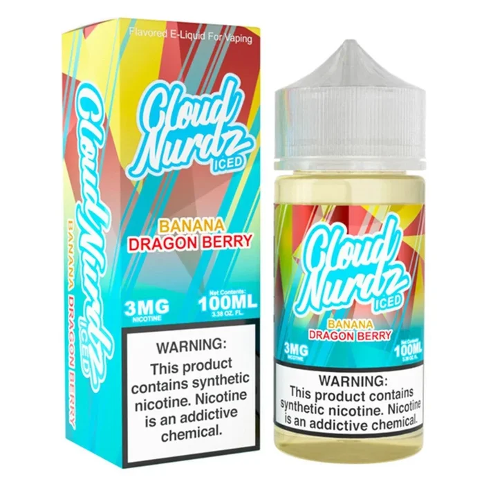 Iced Banana Dragon Berry – Cloud Nurdz Synthetic 100mL