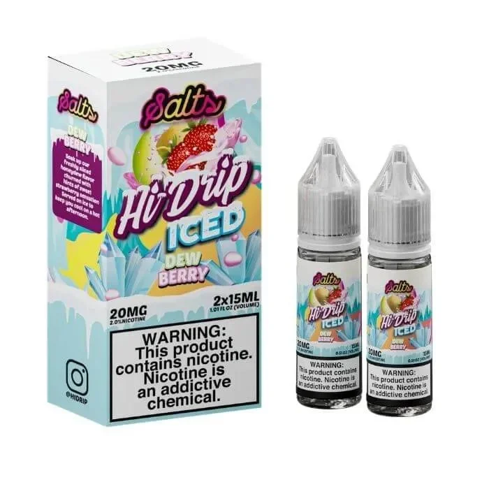 Iced Dew Berry by Hi Drip Salt Nic