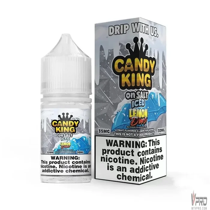 ICED Lemon Drops – Candy King On Salt 30mL