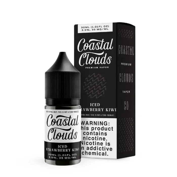 Iced Strawberry Kiwi Nicotine Salt by Coastal Clouds