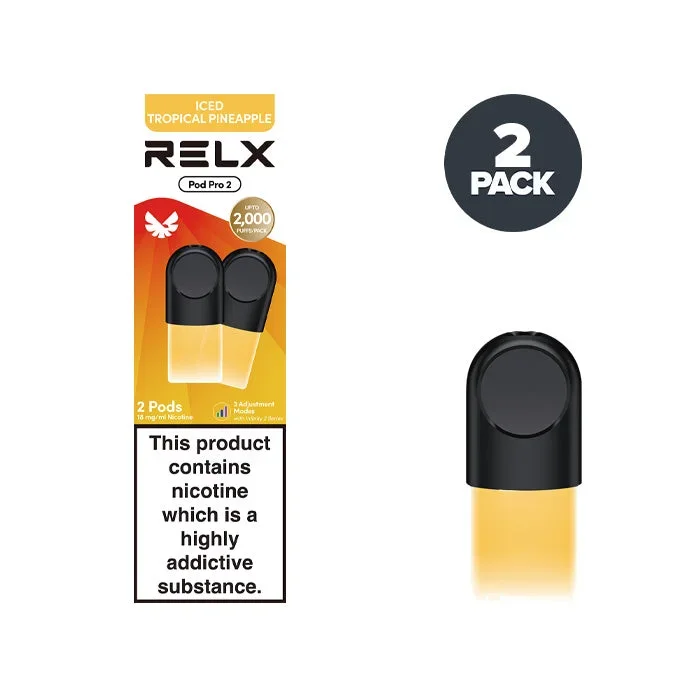 Iced Tropical Pineapple RELX Pod Pro 2 Pre-filled Pods