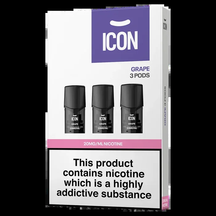 ICON Vape Grape Pods (Pack of 3)