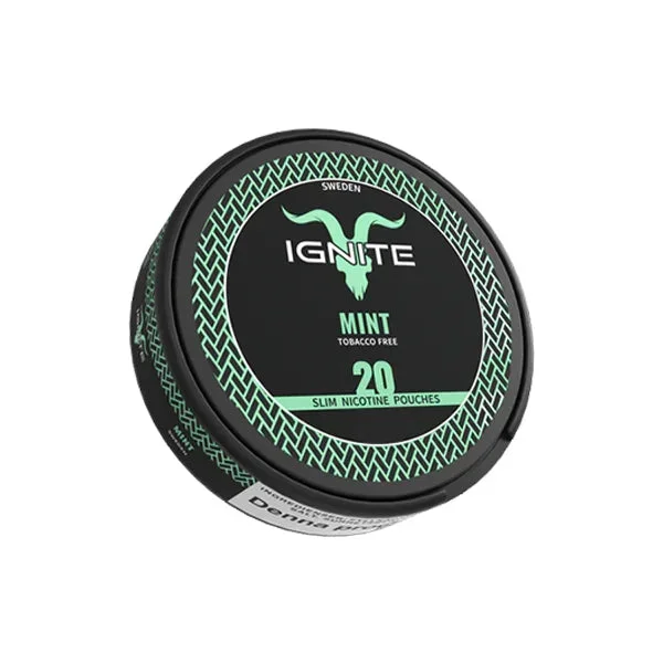 Ignite – Mint Slim Nicotine Pouch – 20 Pouches 12mg