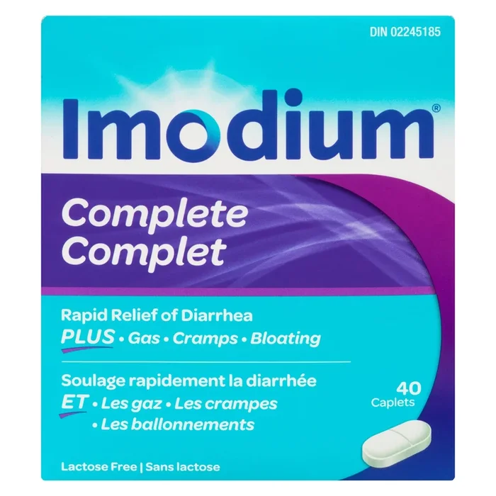 Imodium Complete Caplets, 40-Pack