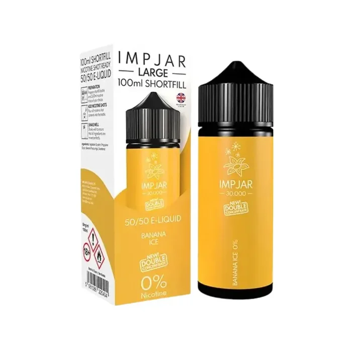 Imp Jar Large Banana Ice 100ml Shortfill