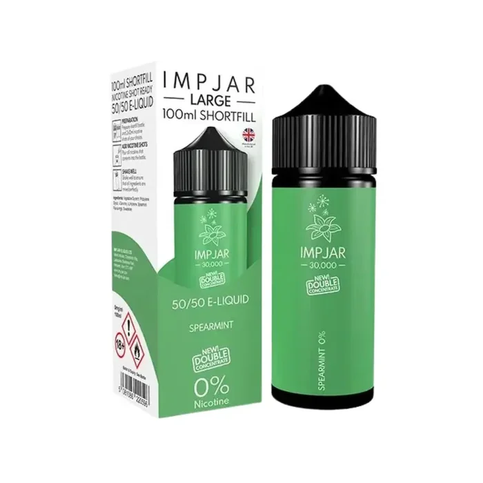 Imp Jar Large Spearmint 100ml Shortfill