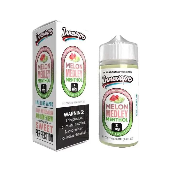 Innevape – Melon Medley Menthol – 100ML E-Liquid
