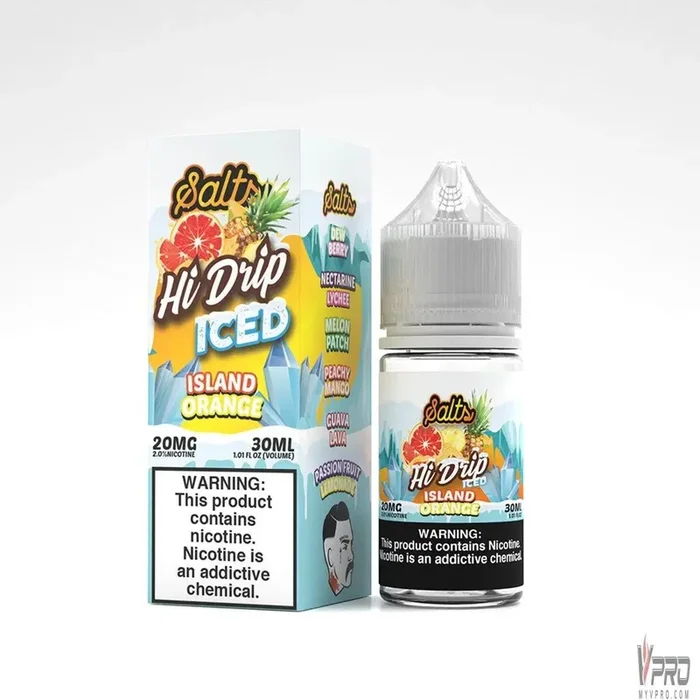 Island Orange Iced – Hi-Drip Salts 30mL
