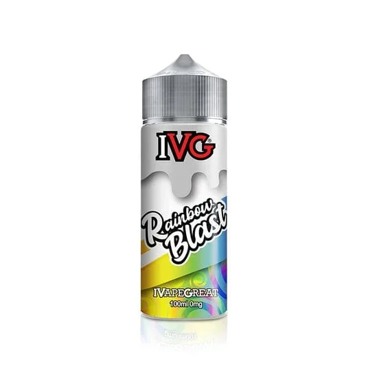IVG 100ml Shortfill E-Liquid – Rainbow Blast
