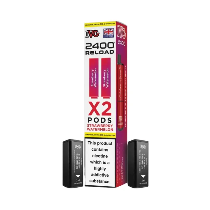 IVG 2400 Strawberry Watermelon Reload Pods
