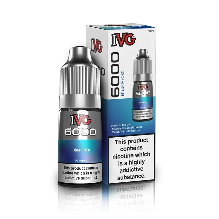 IVG 6000 Nic Salt – Blue Frost 10ml Eliquid