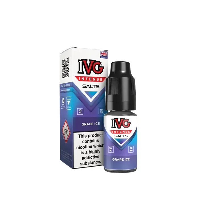 IVG Intense Grape Ice Nic Salt 10ml