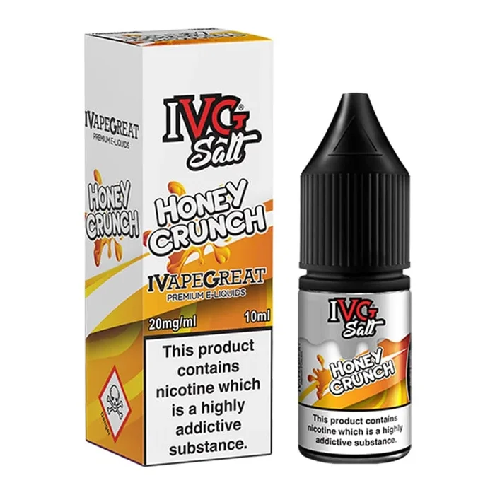 IVG Nic Salt – Honey Crunch 10ml Bottle