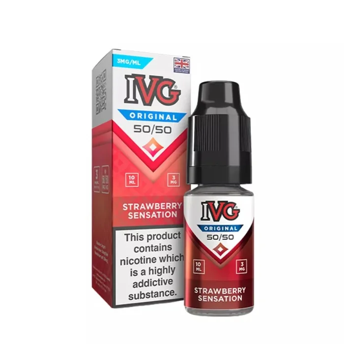 IVG Original Strawberry Sensation 50:50 E-liquid 10ml