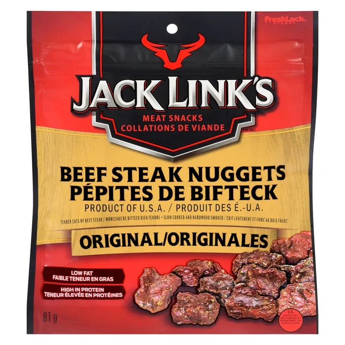 Jack Link’s Original Beef Steak Nuggets, 81-g