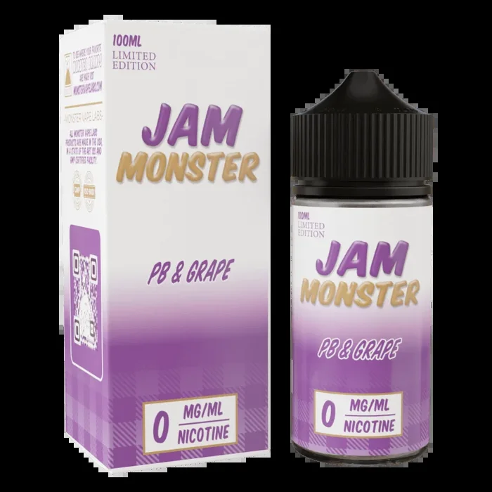 Jam Monster – PB & Grape – 100ML E-Liquid