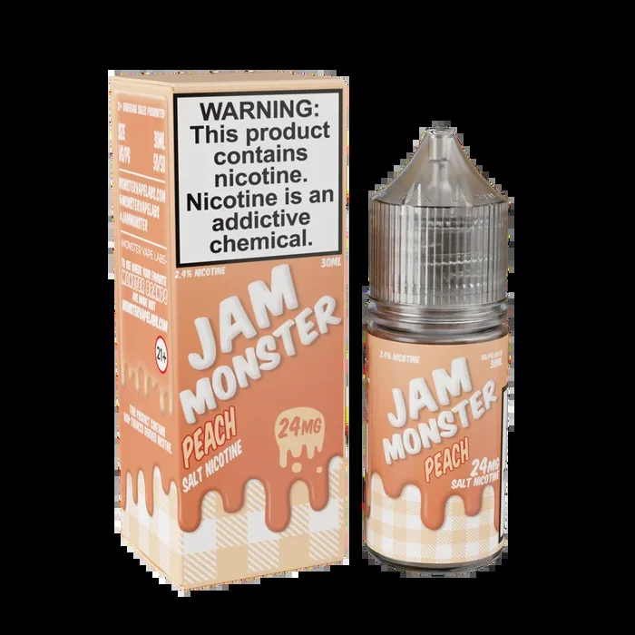 Jam Monster Salt – Peach – 30ML E-Liquid