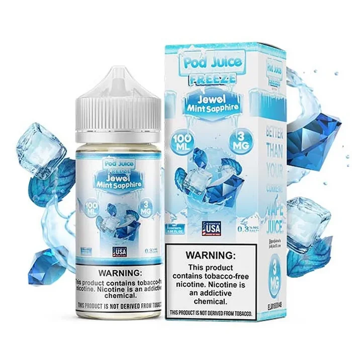 Jewel Mint Sapphire Freeze By Pod Juice 55