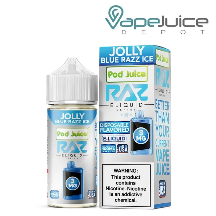 Jolly Blue Razz Ice Pod Juice X Raz TFN 100ml