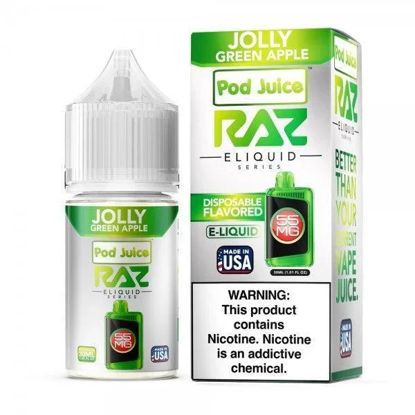 Jolly Green Apple – POD Juice x RAZ Salt 30mL