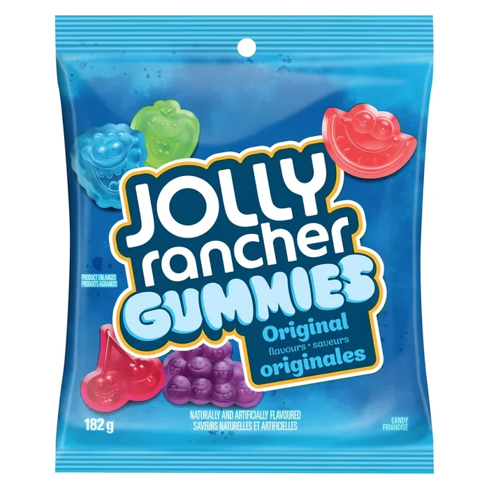 Jolly Rancher Gummies Friandise Saveurs Originales, 182 g