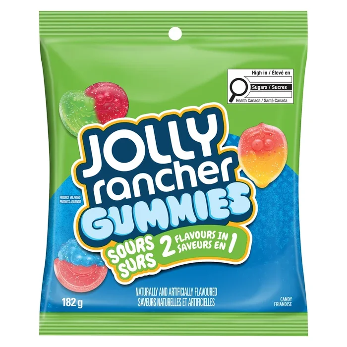 Jolly Rancher Misfits Gummies Friandise Surs, 182-g