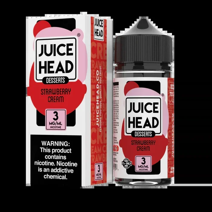 Juice Head Desserts – Strawberry Cream – 100ML E-Liquid