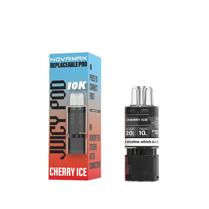 Juicy Pod Novamax 10K Cherry Ice Refill Pods